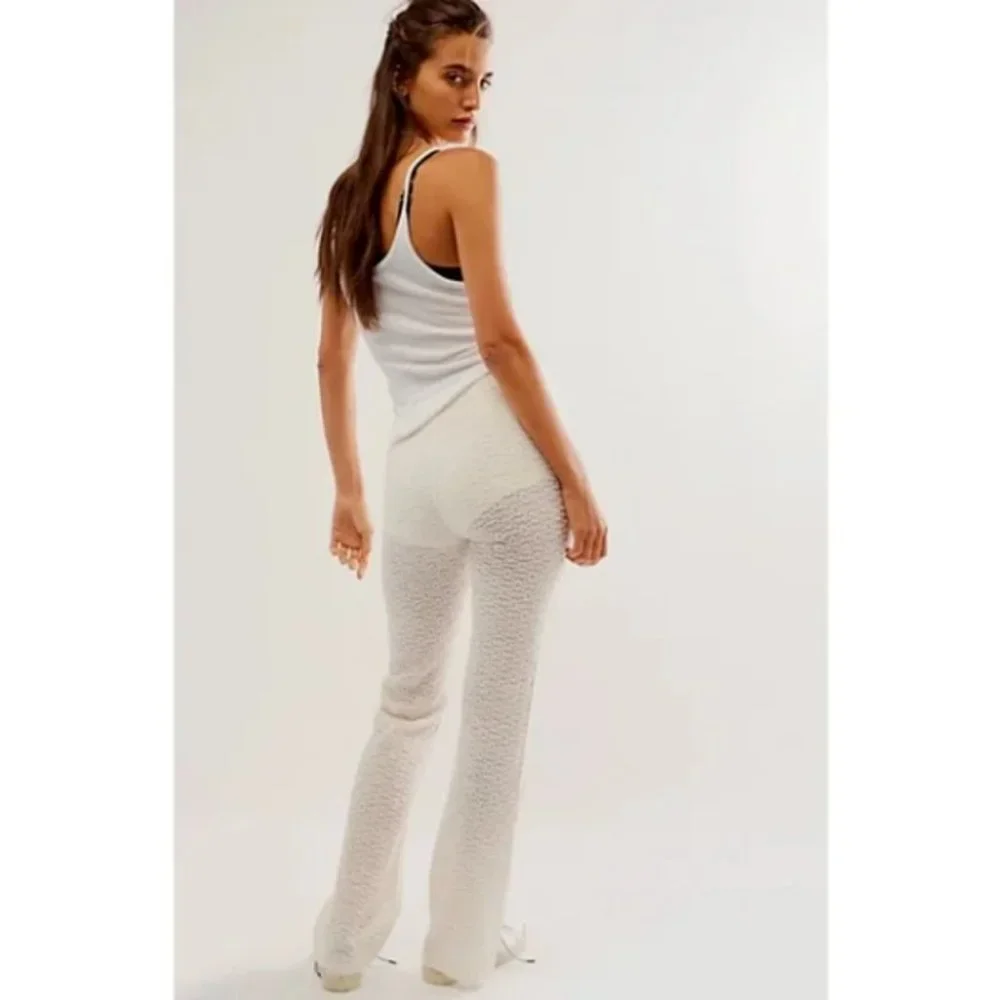 NWOT Free People FP One Ona Lace Flare Pants